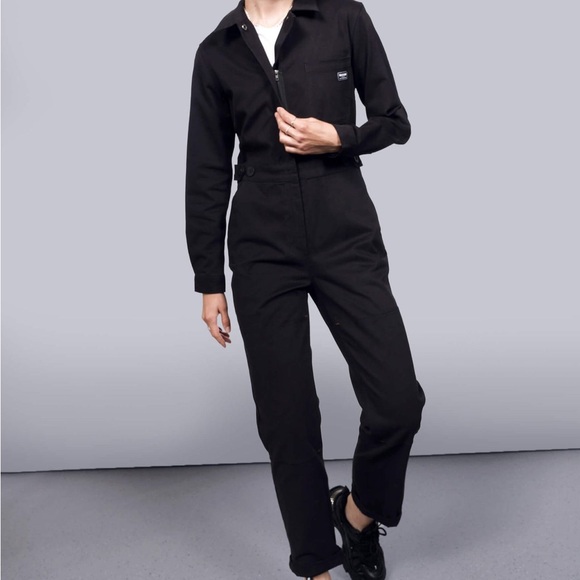 Wildfang Pants - Wildfang Long Sleeved High Waisted Jumpsuit Coverall - Black M